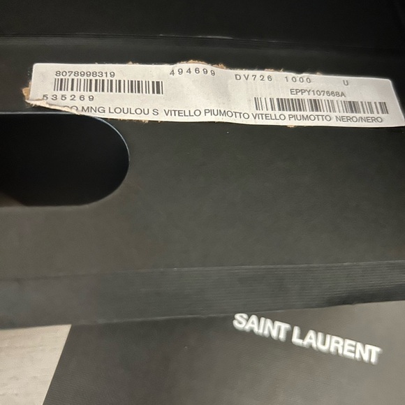 YSL Lou Lou small bag, silver hardware - Picture 15 of 16